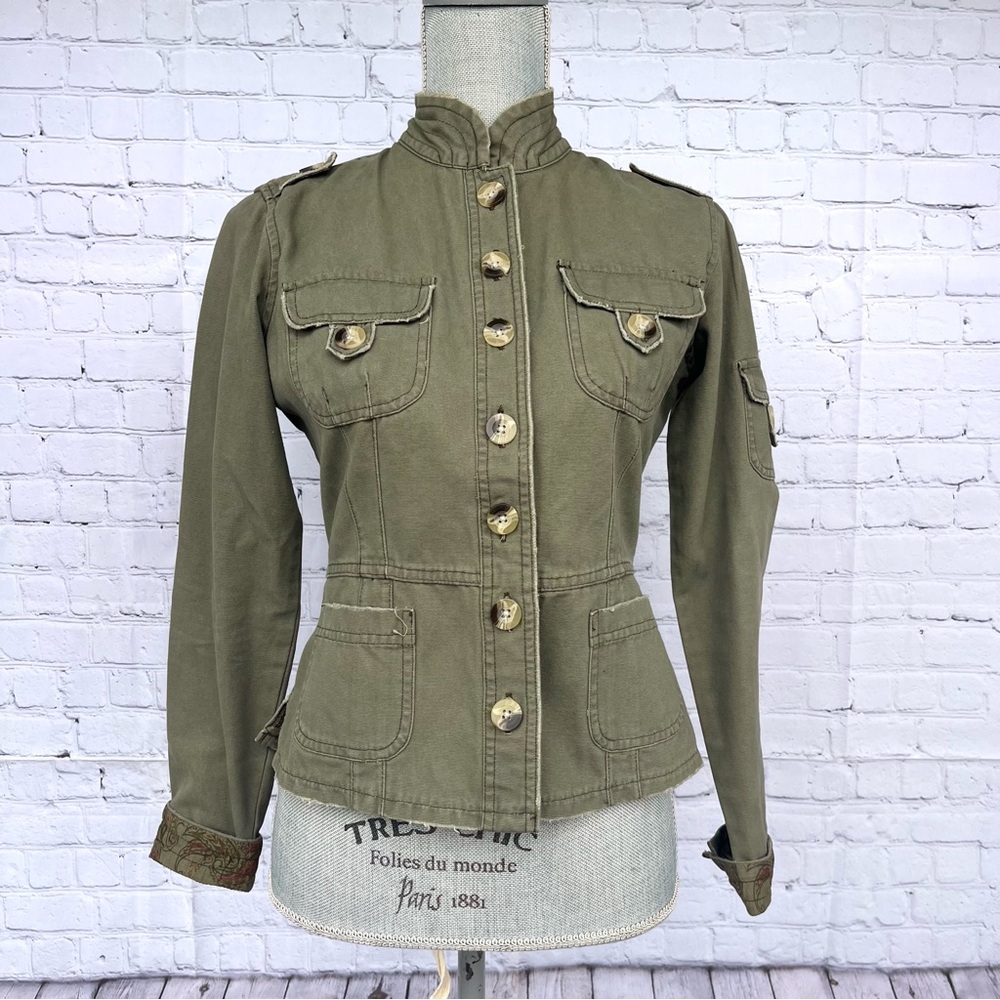 JORDACHE Vintage Military Style Jacket